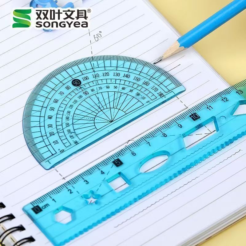 漫画定規 4 点セット学生 20 センチメートルソフトストレート定規セット小学生かわいい学用品文具卸売|undefined