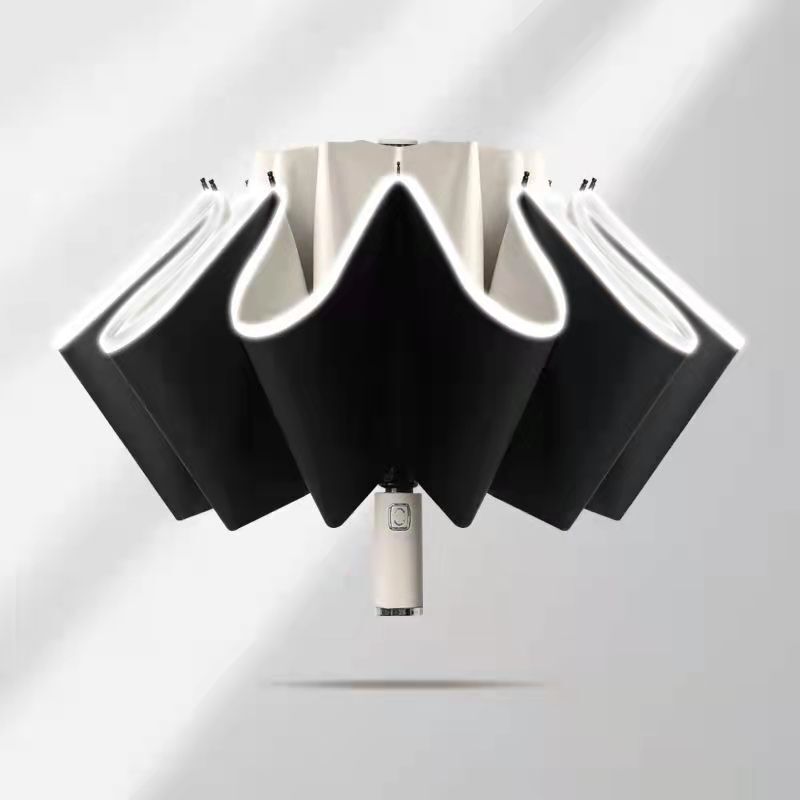 Reverse Umbrella with Reflective Black Coating Wholesale Sunshade Sun Protection Umbrella with Printed Logo Gift Advertising Umbrella Portable Reverse Umbrella with Reflective Black Coating Wholesale Sunshade Sun Protection Umbrella with Printed Logo Gift Advertising Umbrella Portable