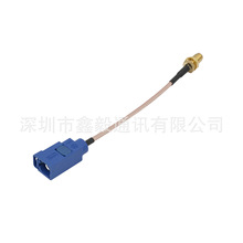 Fakra C�DSMAĸ 10cm �쾀�D�Ӿ����L�� RG58���lͬ�S��|