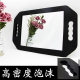 Portable EVA Drop-resistant Mirror Hair Salon Hand-held Square Rearview Mirror Hair Salon Drop-resistant Rear Mirror Hairdressing Shop Mirror
