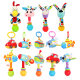jollybaby foreign trade 0-1 year old stroller toy pendant newborn baby soothing hand rattle bed Bell wholesale