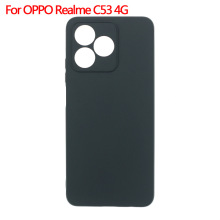 适用于OPPO真我Realme C53 4G保护套手机壳磨砂布丁素材TPU