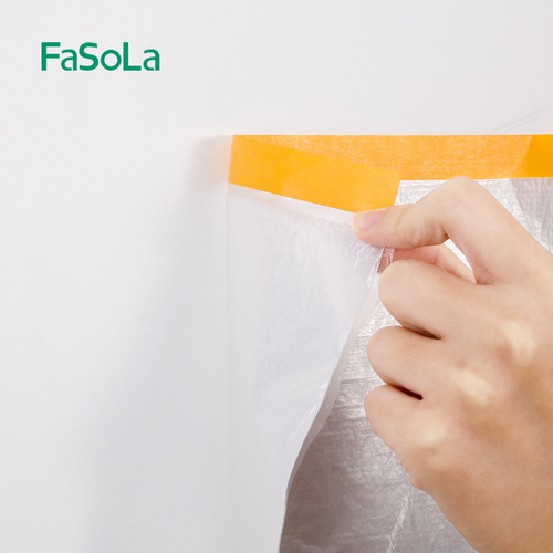 FaSoLa household disposable transparent plastic dust-proof film wardrobe cover dust cover decoration furniture protection film