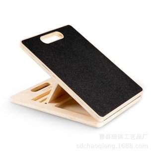 Wooden Inclined Board Stretching Board Multi-Position Adjustable Height Foot Pedal under Desk Foot Stool Calf Stretching Board
