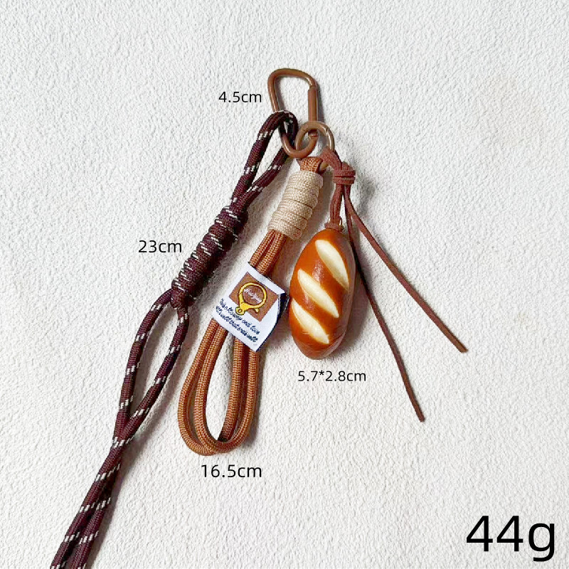 Llavero Colgante para Bolso con Diseño de Comida Realista de PVC