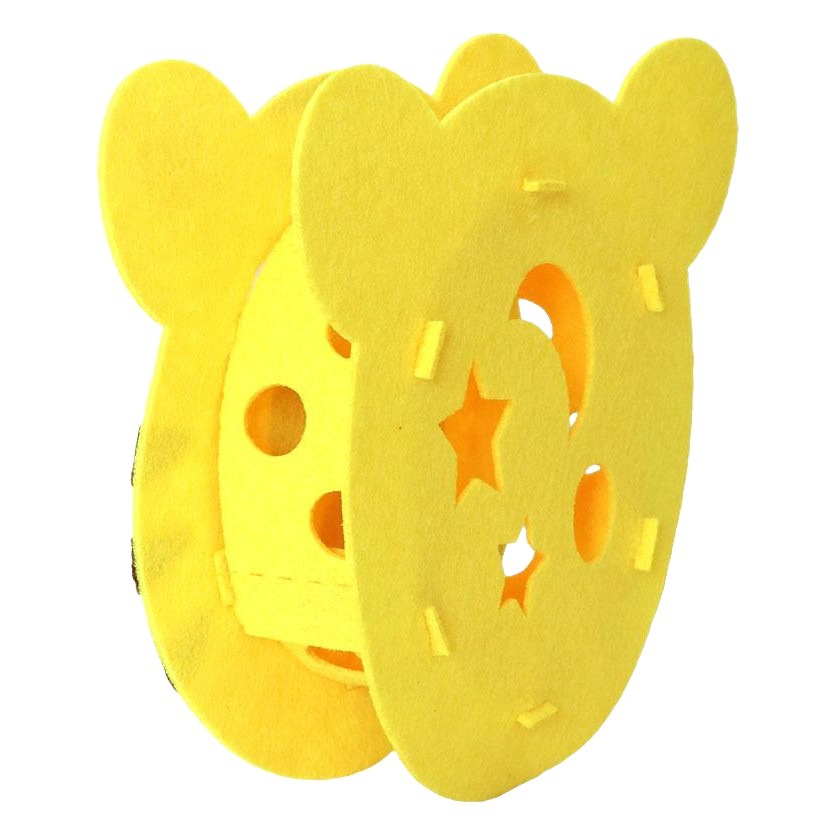 Linterna de dibujos animados no tejida Festival del Medio Otoño creativo paquete de material de bricolaje hecho a mano linterna portátil no tejida