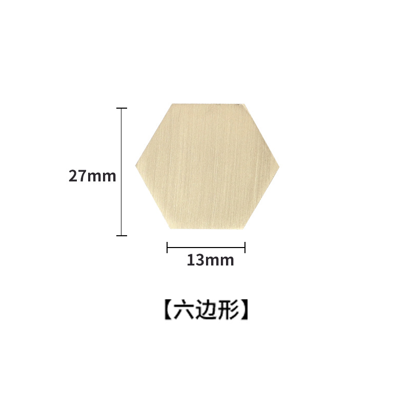 Hexágono-lado longitud 13-23g