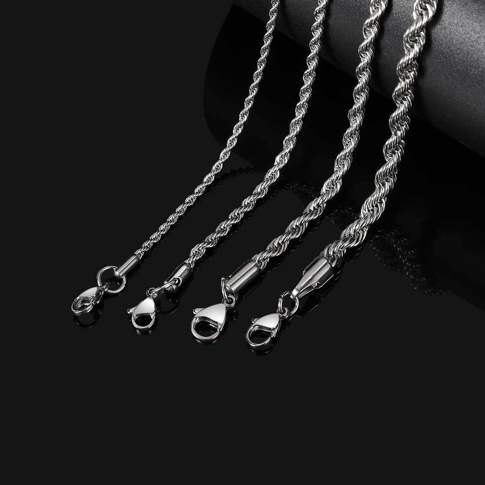 Colar de corrente dourada para homem estilo hip-hop aço_voghion.com