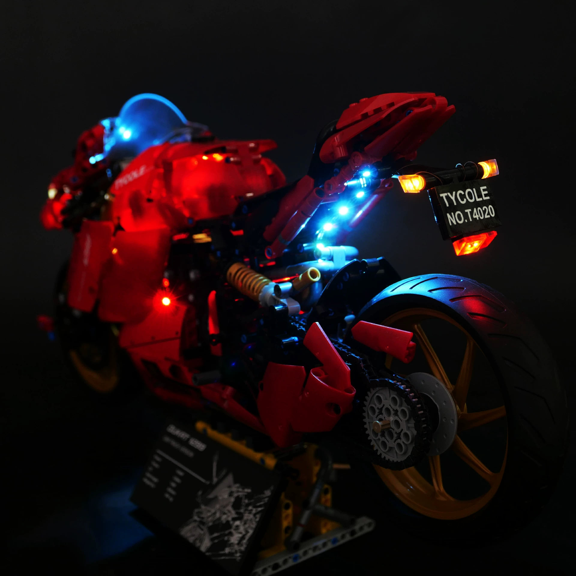 DIY-конструктор Lights совместим с Lego Gaogle Ducati Motorcycle 1:5 модель LED пульт дистанционного управления световой набор