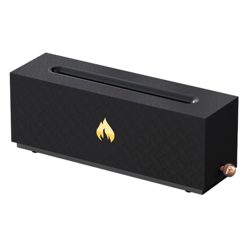 Nuevo largo simulación llama máquina de aromaterapia 3D chimenea aerosol grande interior fragante colorido llama humidificador de aire