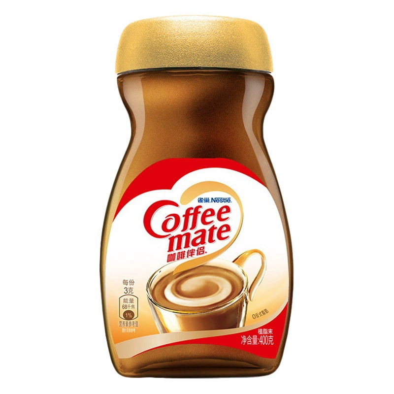 Кофе-смесь Nestlé Coffee Mate, 400 г, в бутылке, безмолочный сливочный кремер для черного горького кофе, ингредиенты для приготовления напитков и молочного чая