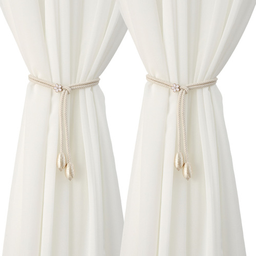 Wholesale Creative Adjustable Oxford Cotton Rope Curtain Ties, Curtain Accessories for Tying Up Curtains