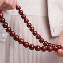 小叶紫檀手串男金丝檀木汽车饰品挂饰手持佛珠念珠情侣款手链礼品