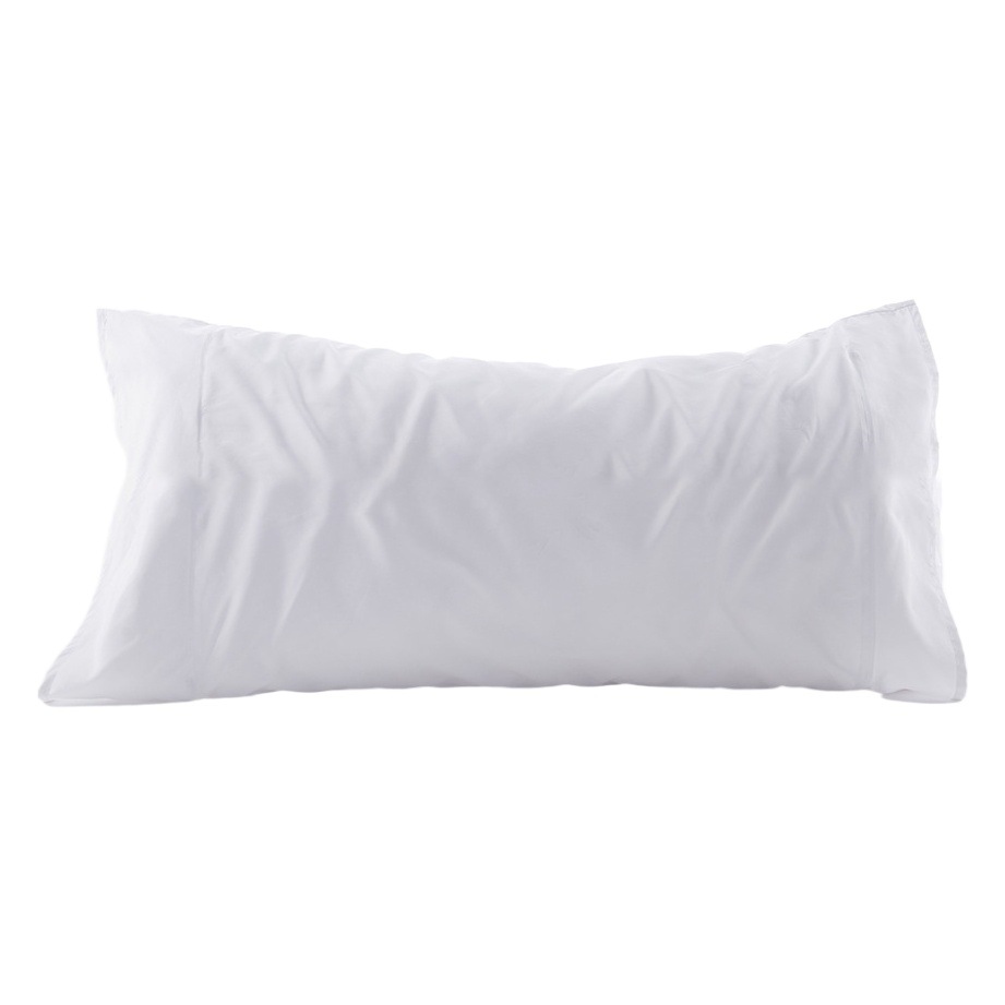 Almohada rectangular de plumas de terciopelo para adultos, relleno de fibra sintética, almohada cómoda para dormir en hoteles y hostales