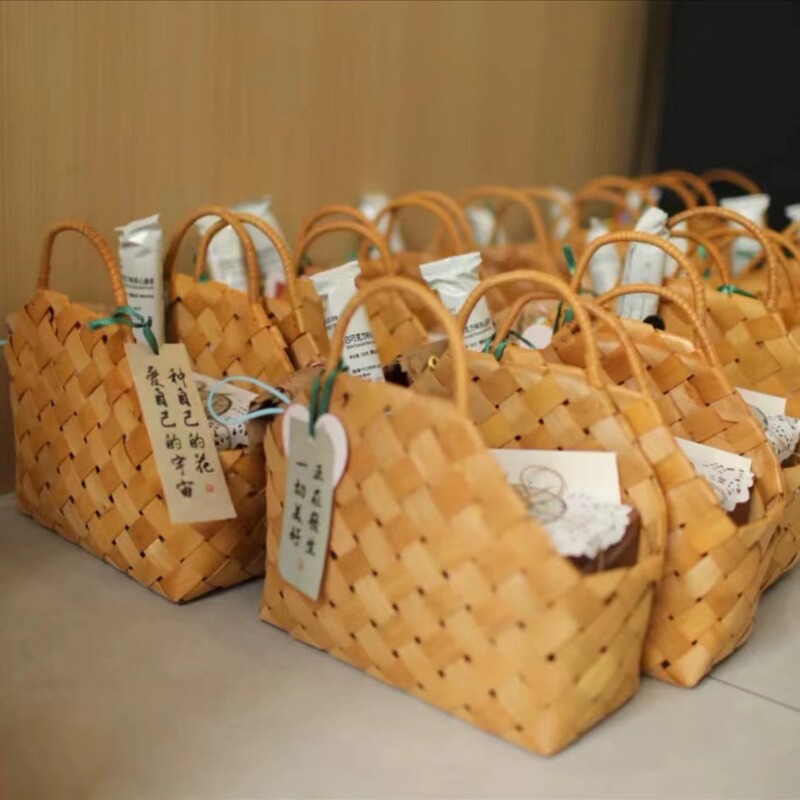Gift Packaging for Birthdays, Longevity and Happiness, Spring Festival, New Year Party, Souvenir Set, Wedding Housewarming, Woven Basket Ideas
