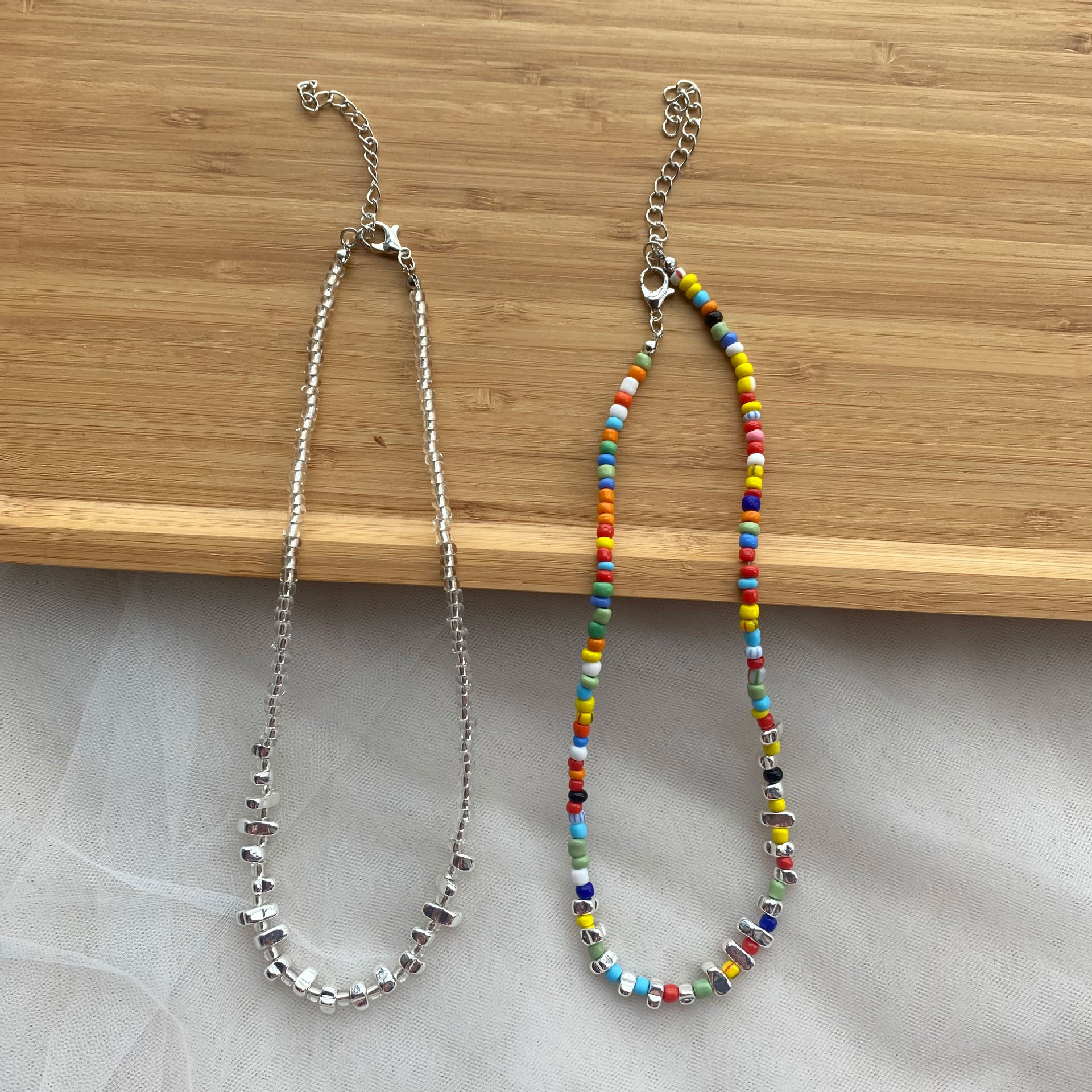 1 Piece Simple Style Round Seed Bead Womenu0027S Necklace