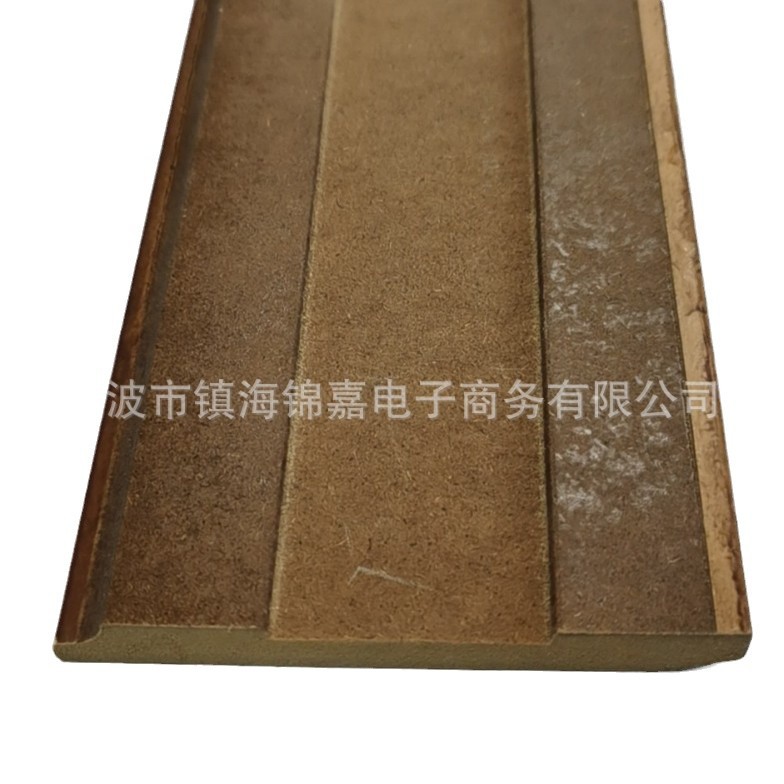 Tablero decorativo de zócalo reforzado de ingeniería de 5 cm, laminado de piso, grano de madera, tablero de pie sin pintura, pedido decorativo de MDF image 6