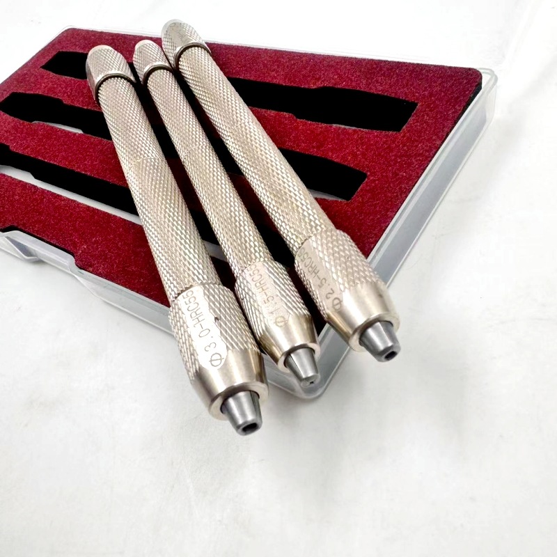 修表工具双头不锈钢把杆拿子防滑手捻夹钟表维修精钢文玩手捻钻