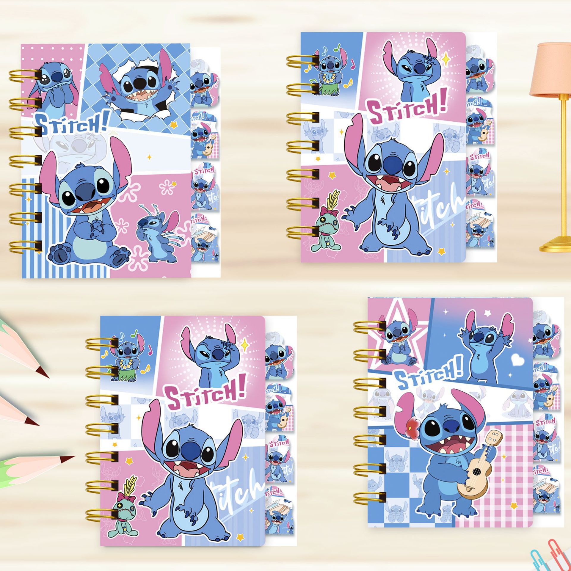 Creativo Capiballa hermosa bobina de 100k cuadernos de dibujos animados budistas delfines de aguas cuaderno de estudiantes cuaderno de mano lote image 11