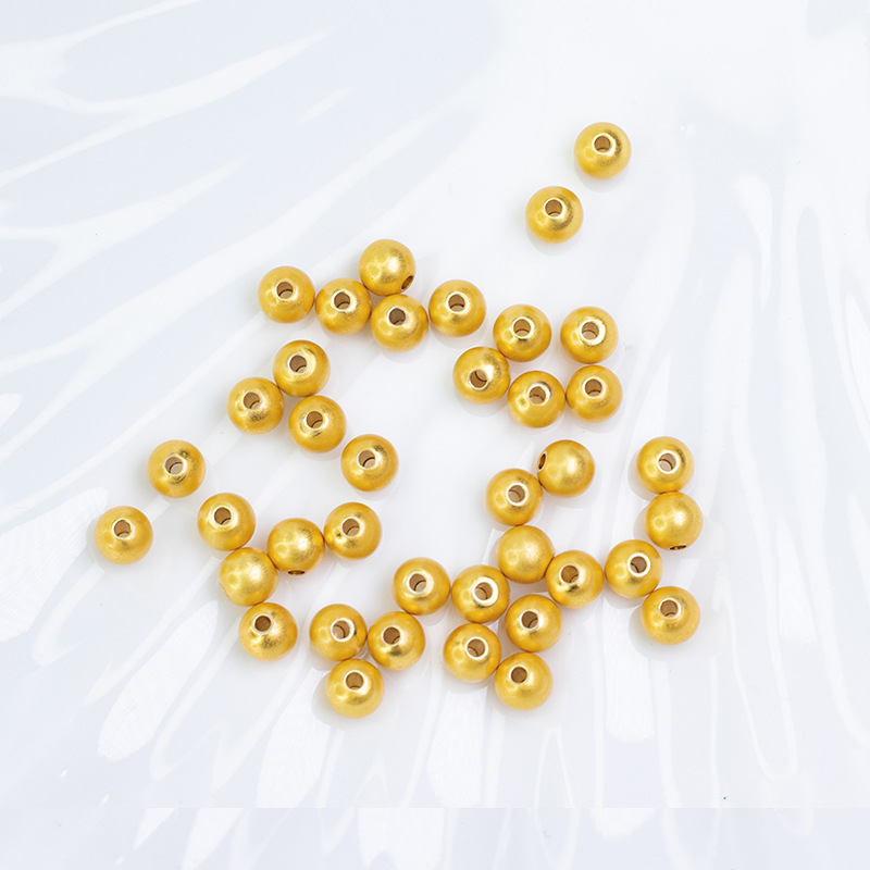 Golden beads