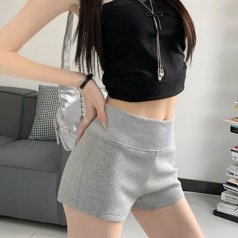 American Retro Sexy Hottie Versatile Sports Shorts Casual Home Sleepwear High-Waisted Yoga Straight-Leg Hot Pants for Outdoor Wear American Retro Sexy Hottie Versatile Sports Shorts Casual Home Sleepwear High-Waisted Yoga Straight-Leg Hot Pants for Outdoor Wear