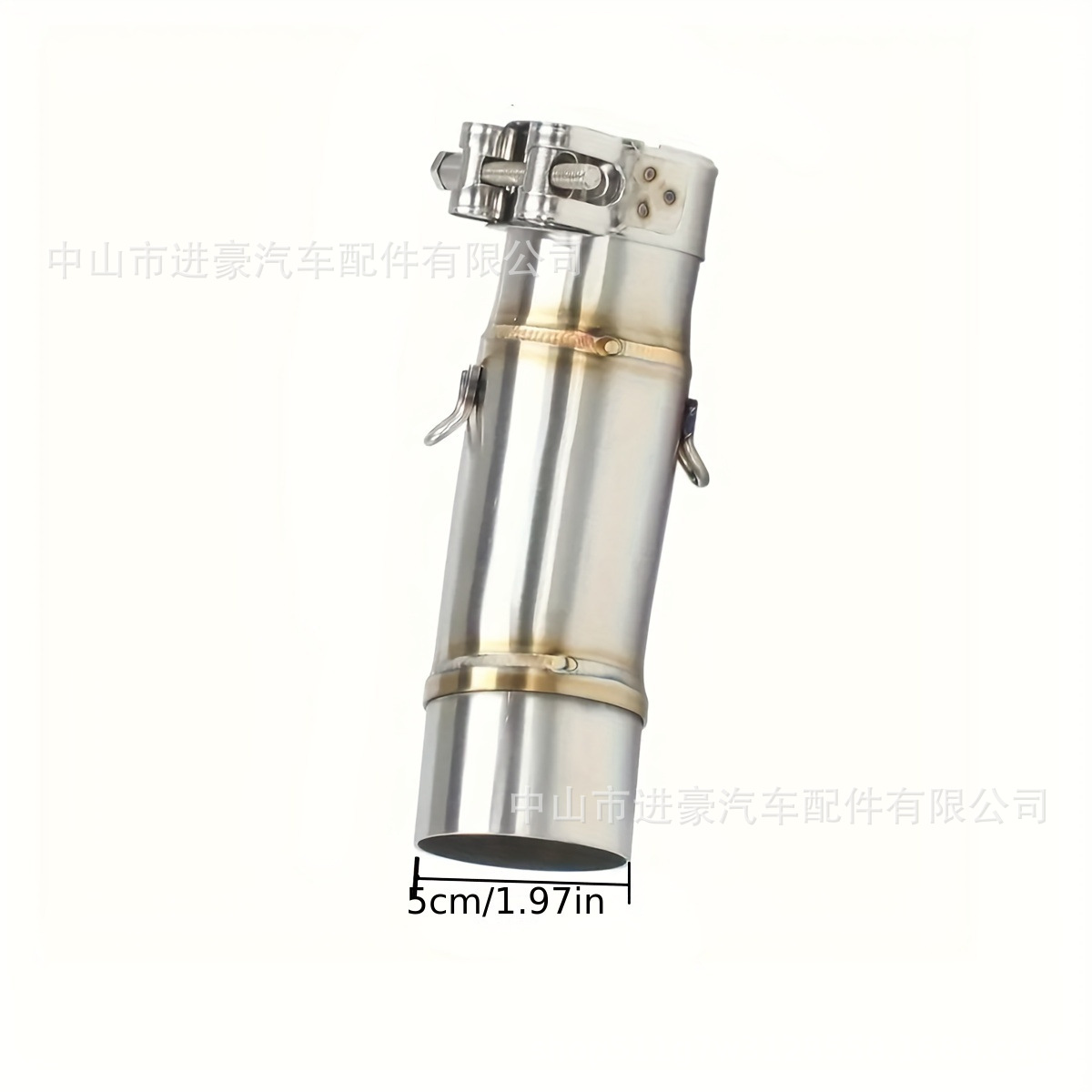 Factory Direct Sales Suitable for Motorcycle Modification Z400 Stainless Steel Mid-Section Exhaust Pipe Mid-Section Non-Destructive Installation
