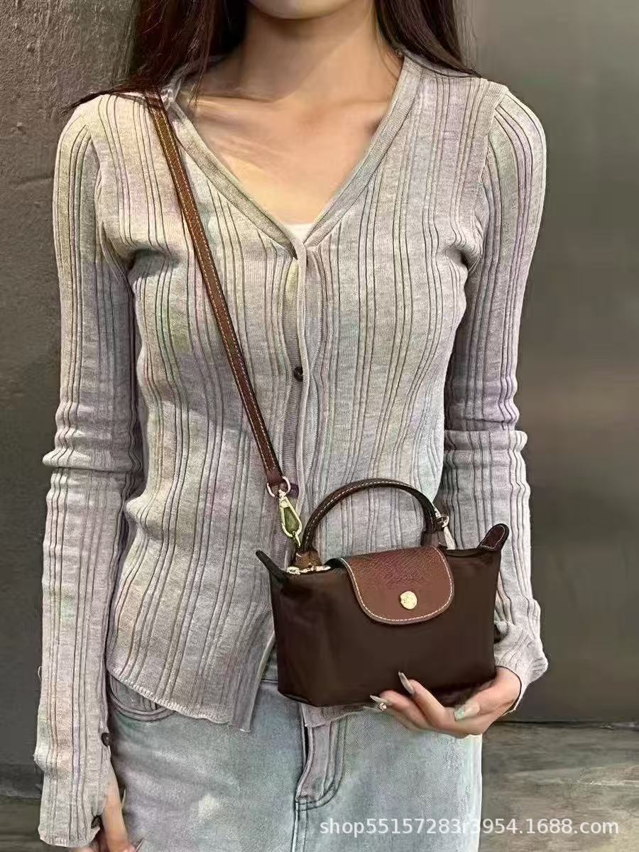 High Quality Mini Dumpling Bag - Versatile Daily Commute Crossbody & Handbag For Women With Shoulder Strap - Thumbnail 6