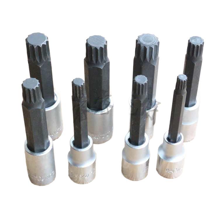 花键套筒六角内套筒头加长南豫M4 M5 M6 M8 M10 M12内12角花扳手