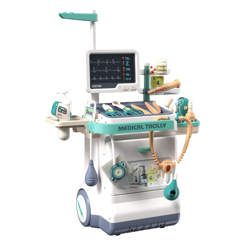 Children's Little Doctor Playing Toys Boys and Girls Educational Playhouse Cleaning Tools suit Medical Birthday Gift