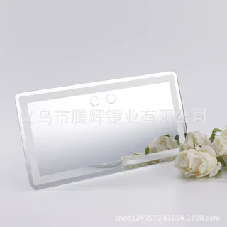 LED化妆镜片 圆形化妆镜片 方形化妆镜片2倍放大镜片切割加工