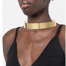 朋克简约金属项圈非洲女饰品choker跨境颈圈黑人时尚necklace