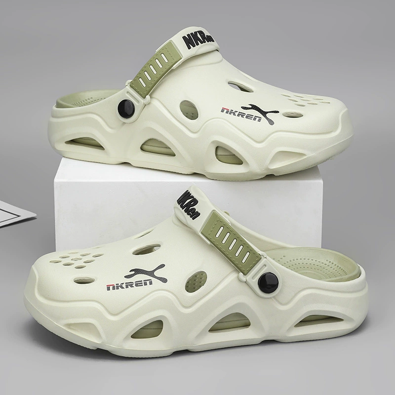 Баотоу тапочки новые летние трансграничные мужские пещерные туфли