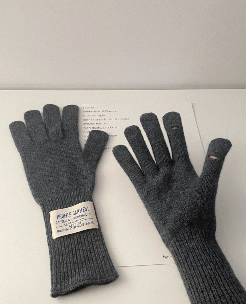 Unisex Gender Unisex Basic Solid Color Gloves 1 Pair
