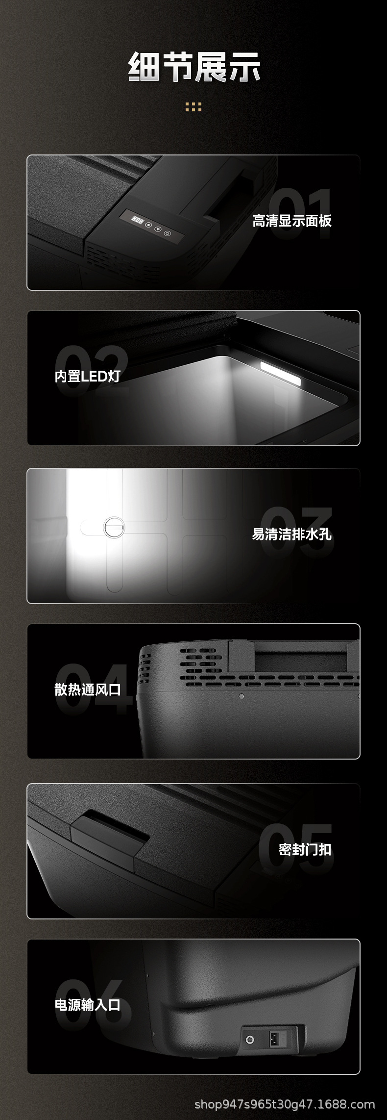 Renewed Ymodely Dedicated Ice Tiger Compressor Refrigeration Car Refrigerator for Car and Home Use, Outdoor Portable Home Appliance