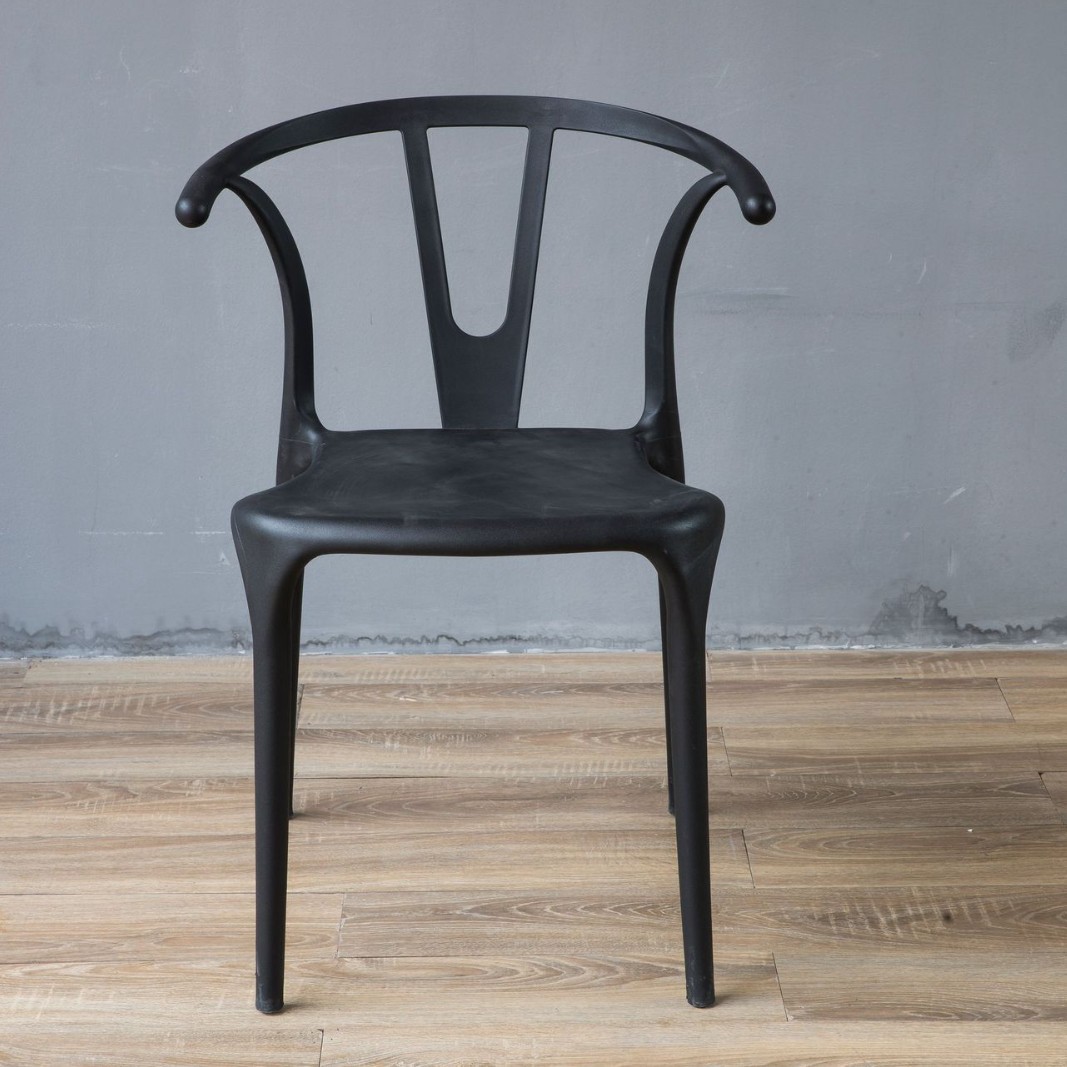 Venta al por mayor transfronteriza silla de plástico nórdico cafetería Silla de ocio leche té postre tienda Internet celebridad respaldo mesa y silla