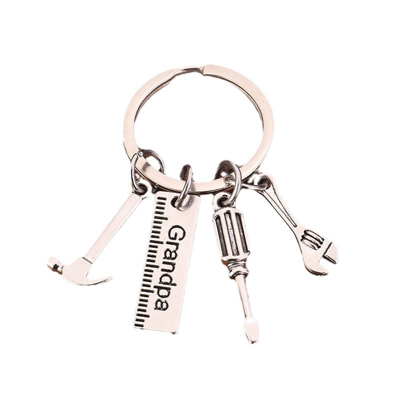 Christmas Father's Festival Gift IF Daddy cannot fix it hammer up the hits wrench keychain 5