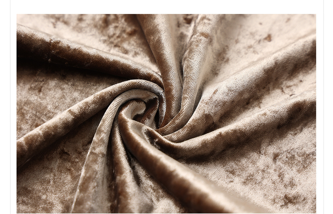 Quần ống rộng nhung lụa kiểu Trung Quốc mới, jacquard màu trơn, phong cách văn nghệ — Màu đen, Màu vàng, Màu hồng, Màu mơ chi tiết 31