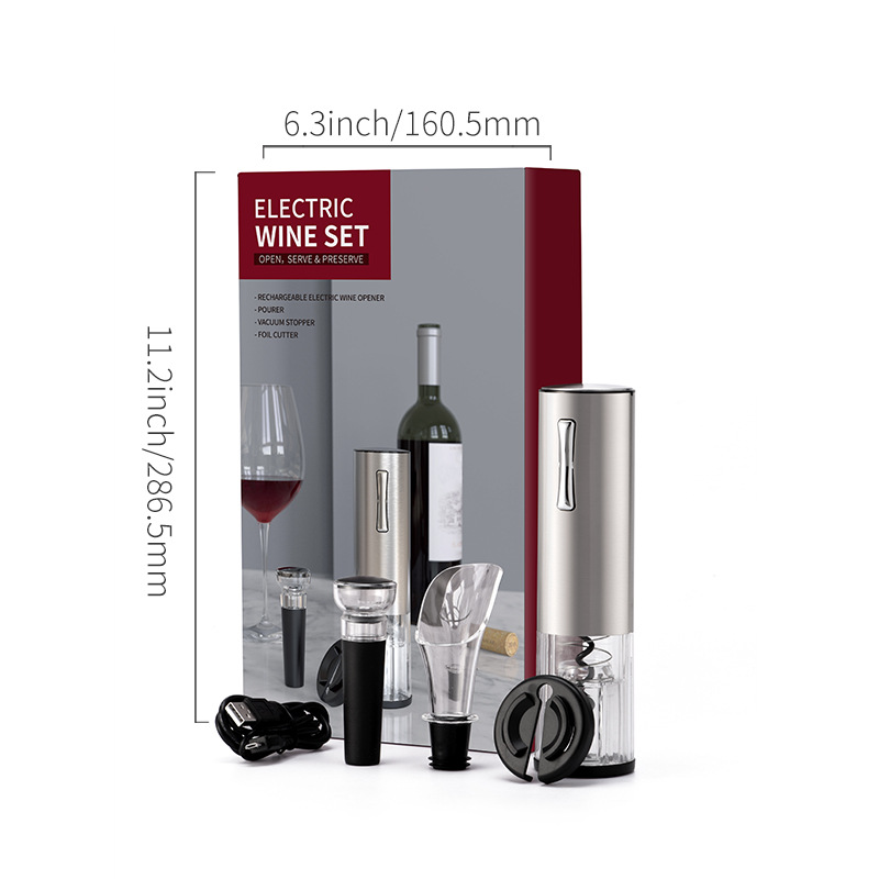 Set de sacacorchos eléctrico Kelitong con caja de regalo, ideal para Navidad o Año Nuevo.