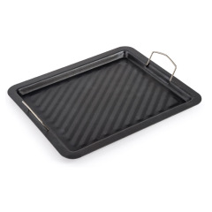 Grill plate iron barbecue tools accessories home barbecue plate Korean non-stick pan grill plate outdoor charcoal barbecue meat plate