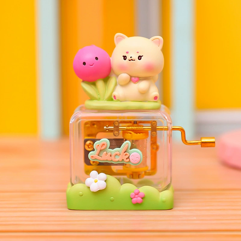 Sanrio, музыкальная коробка мультфильм, минифигура, украшения на стол, подарок на день рождения