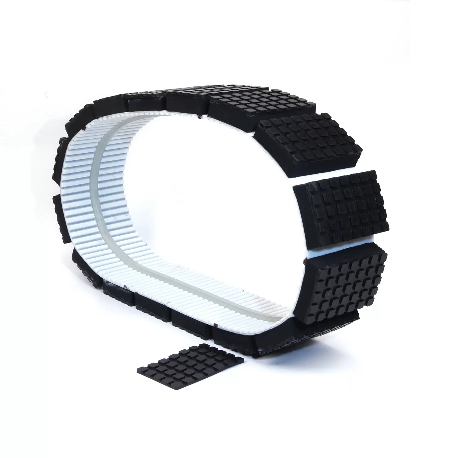 橡胶定制 可拆卸橡胶履带 履带式橡胶带 模块化橡胶履带系统