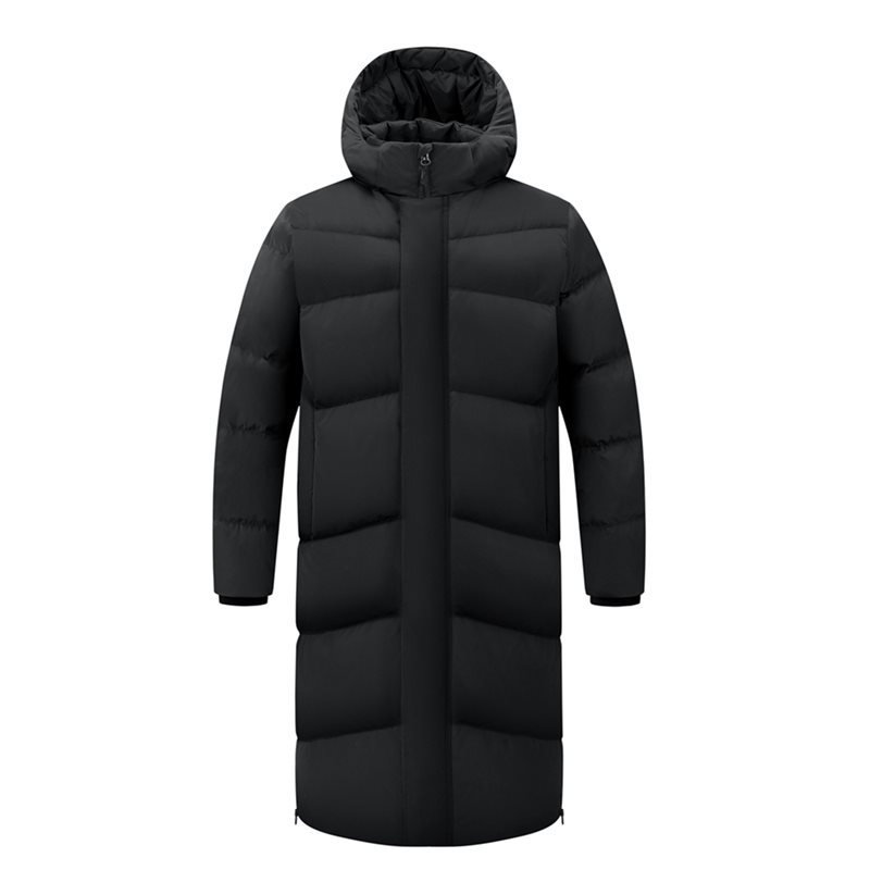 2025新款冬季户外防风90白鸭绒保暖石墨烯保温中老年过膝蚂蚁邹长