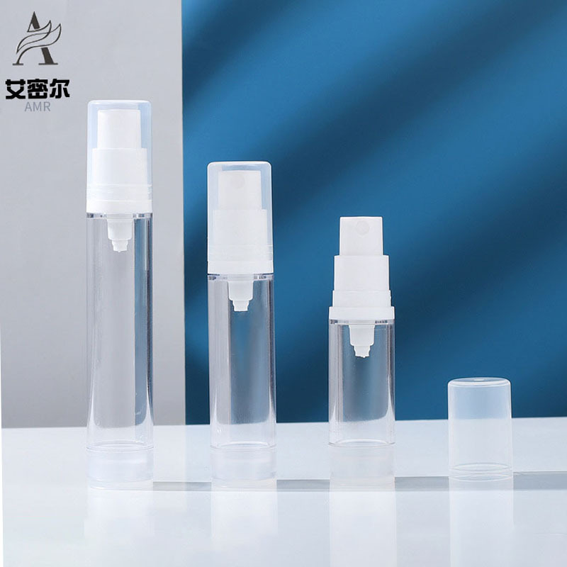 现货5/10/15ml喷雾真空瓶 AS防晒爽肤水分装瓶 便携式小样乳液瓶