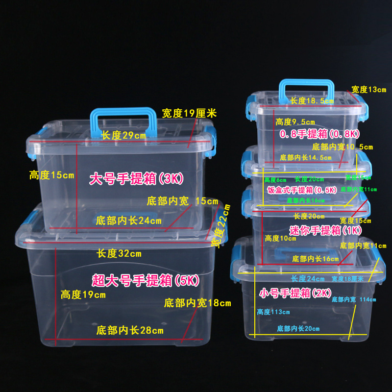 Пластиковая портативная коробка для хранения, коробка для косметики