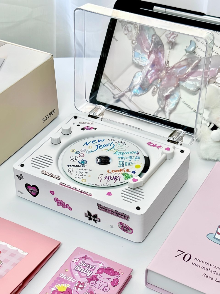 Временная ретро CD-аппаратура плеер Bluetooth колонка проигрыватель CD аудио подарок на день рождения KPOP