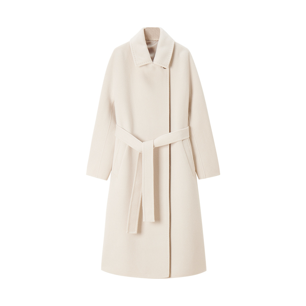 【盛都】冬新シンプルでかっこいい閉店襟一粒のボタンがゆったりしています。