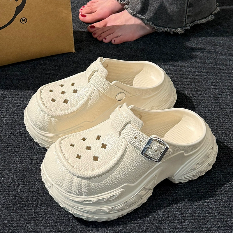 Баотоу тапочки женская летняя одежда высокого уровня моды