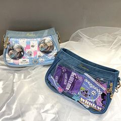 新型のデニムの紋様の痛みはファッションを包んでいます。