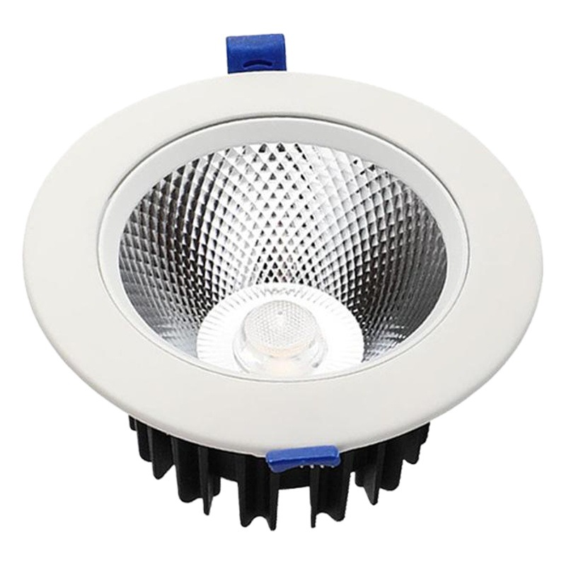 LED Spotlight tienda comercial 12W lámpara de techo salón techo downlight ganado ojo lámpara 5W7W agujero lámpara negro COB