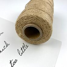 细麻绳吊牌线批发装饰礼盒包装细绳服装绳子diy手工复古编织麻绳